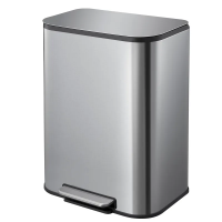 Ведро для мусора Cubic-TC-0105 SS Color/плавное закрытие/прямоугольное/5л/нержавейка (MI7088)